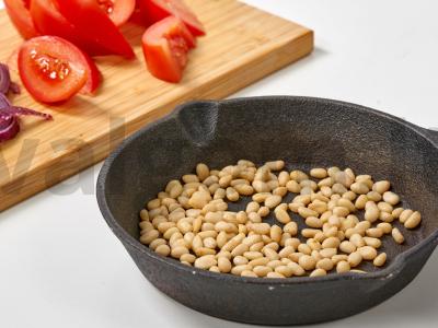 Vištienos mėsos kukuliai su orzo makaronais ir daržovėmis Žingsnis 5