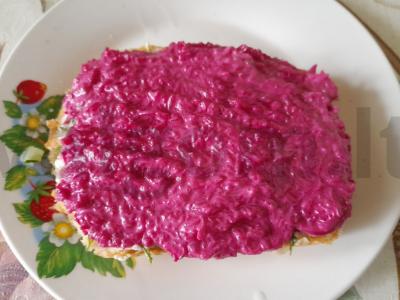 Sumuštinis su burokėlių salotomis ir silke Žingsnis 4