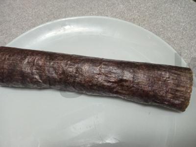 Rulonai su džiovintu menkiu ir omletu Žingsnis 8