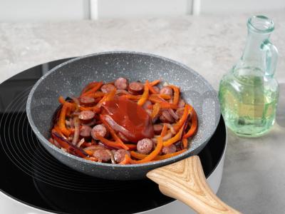 Karšti sumuštiniai su picos skoniu Žingsnis 8