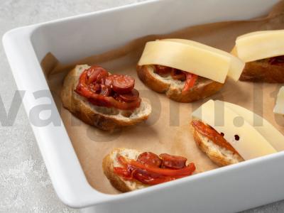 Karšti sumuštiniai su picos skoniu Žingsnis 9