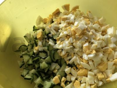 Salotos su ivasi ir kiaušiniu Žingsnis 3