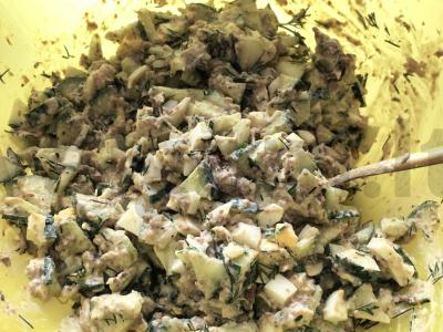 Salotos su ivasi ir kiaušiniu Žingsnis 8