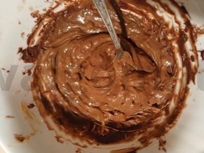 Šokoladinis dešrelė desertas Žingsnis 2