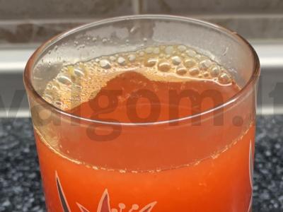 Gėrimas iš spanguolių, šaltalankių, bruknių ir imbiero pagrindine nuotrauka