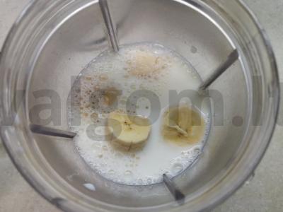 Šokoladinis kokteilis su ledais Žingsnis 1