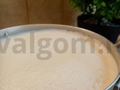 Namų jogurtas iš išrūgų pieno ir grietinėlės Žingsnis 3