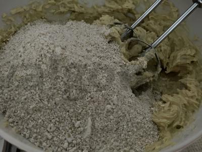 Avižiniai sausainiai su graikiniais riešutais Žingsnis 3