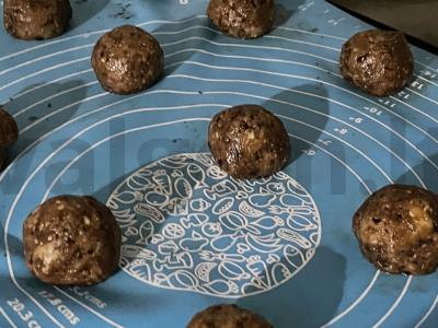 Avižiniai sausainiai su graikiniais riešutais Žingsnis 6