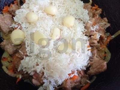 Jazminų ryžių plovas su jautiena ir česnaku Žingsnis 6