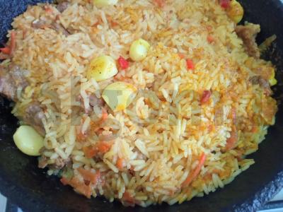 Jazminų ryžių plovas su jautiena ir česnaku Žingsnis 9