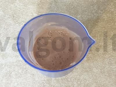 Bananų desertas su raugintu pienu Žingsnis 4