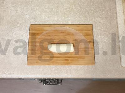 Kepti bananai ryžių popieriuje Žingsnis 4