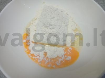 Sūrio blynai su karamele Žingsnis 4