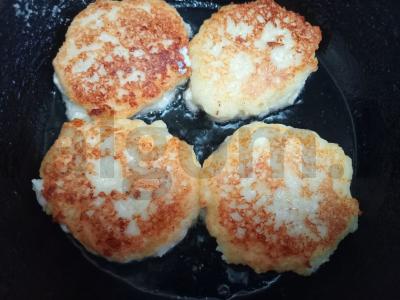 Sūrio blynai su karamele Žingsnis 7