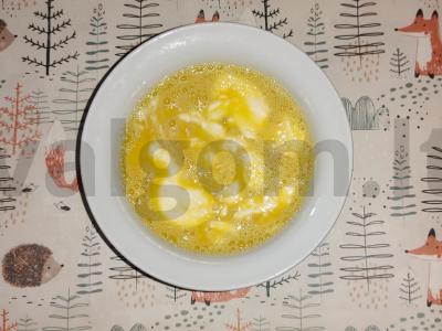 Kiaušinių pusryčiai „Su dūmu“ Žingsnis 4