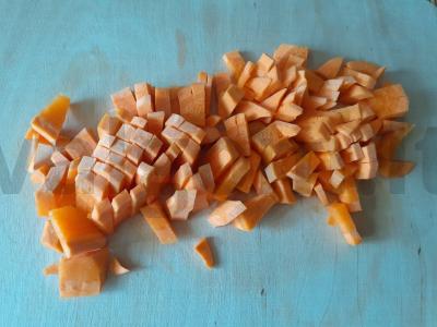 Aromatingas ryžiai su kiauliena ir daržovėmis Žingsnis 1