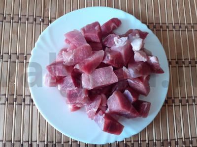 Aromatingas ryžiai su kiauliena ir daržovėmis Žingsnis 2