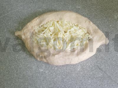 Adžarų hachapuri su suluguni sūriu Žingsnis 4