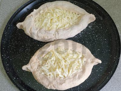 Adžarų hachapuri su suluguni sūriu Žingsnis 5