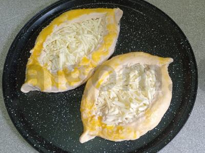 Adžarų hachapuri su suluguni sūriu Žingsnis 6
