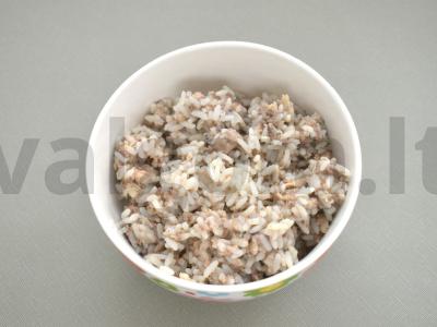 Sluoksniuotas žuvies pyragas Žingsnis 4