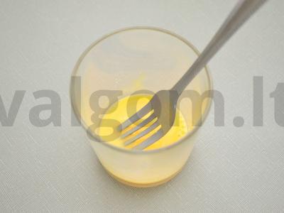 Sluoksniuotas žuvies pyragas Žingsnis 5