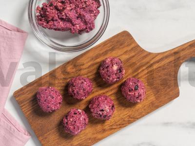 Naudingos riešutų saldainiai su juodaisiais serbentais Žingsnis 3