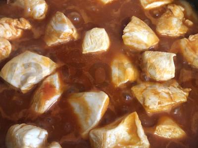 Makaronai su vištiena pomidorų padaže Žingsnis 7