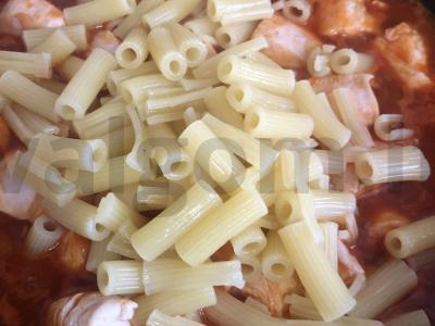 Makaronai su vištiena pomidorų padaže Žingsnis 8