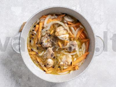 Plovas su vištiena katile Žingsnis 9