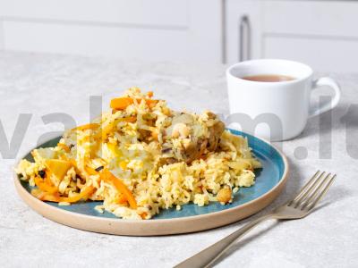 Plovas su vištiena katile pagrindine nuotrauka