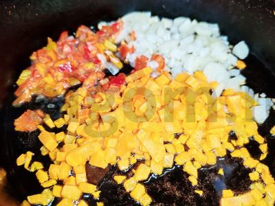 Kvapnus antisoupas su bulguru Žingsnis 3