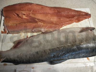 Aromatinga silpnai sūdyta lašiša Žingsnis 1