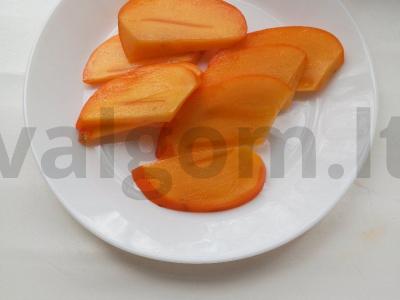 Tostai su varške ir persimonu Žingsnis 1