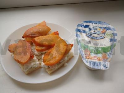 Tostai su varške ir persimonu Žingsnis 7