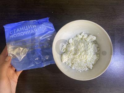 Varškėčiai iš grūdėtos varškės Žingsnis 1