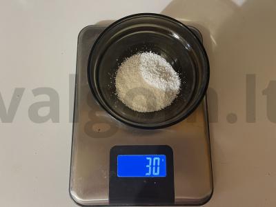 Namų kepimo milteliai iš prieinamų ingredientų Žingsnis 1