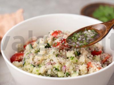 Kuskuso salotos su daržovėmis Žingsnis 5