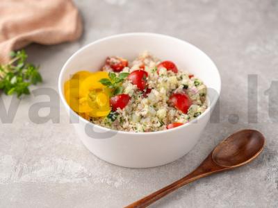 Kuskuso salotos su daržovėmis pagrindine nuotrauka