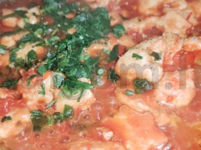 Antras patiekalas „Rageliai su meatballs ir lecho“ Žingsnis 3