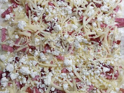 Pica su sūriu ir varške Žingsnis 11