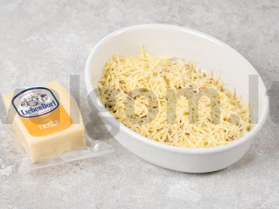 Menkių filė su sūriu, cukinijomis ir česnaku Žingsnis 4