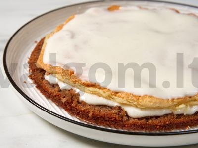 Tortas „Kreščiatyj jar“ su beze Žingsnis 15