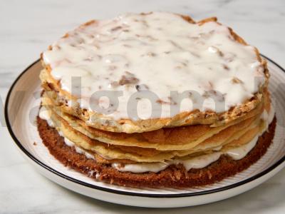 Tortas „Kreščiatyj jar“ su beze Žingsnis 16