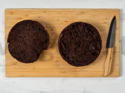 Tortas „Girtas vyšnias“ Žingsnis 11