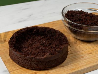 Tortas „Girtas vyšnias“ Žingsnis 12