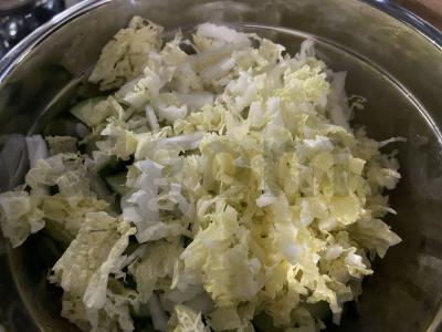 Salotos su tunu ir daržovėmis Žingsnis 2