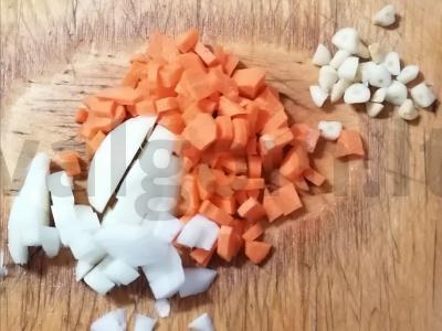 Birus ryžiai su daržovėmis vakarienei Žingsnis 2