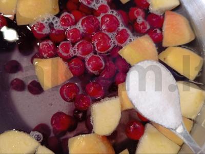 Vyšnių-obuolių kompotas Žingsnis 4